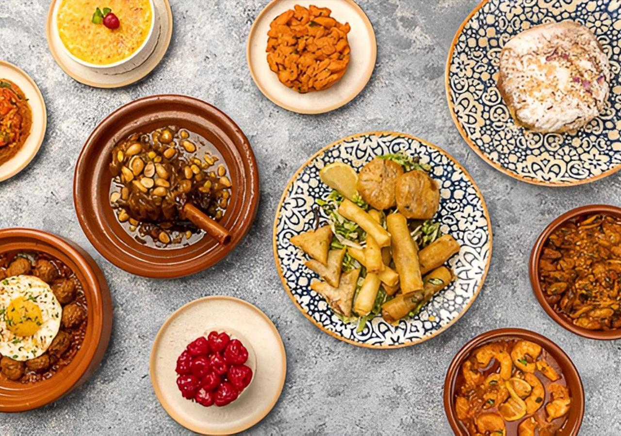 Art Palace Suites & Spa Касабланка Экстерьер фото Moroccan cuisine